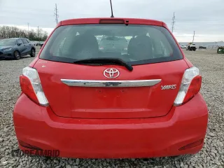 2012 Toyota Yaris L with VIN JTDJTUD30CD507484, listed as a Copart auction lot 53858105 with 81,656 mi miles and Salvage Title. Bid and sale history available at carsss.com. Image 6.