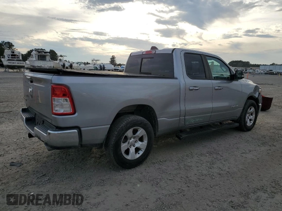 2020 Ram 1500 Big Horn with VIN 1C6RREBTXLN277674, listed as a Copart auction lot 42813315 with 123,078 mi miles and Salvage Title. Bid and sale history available at carsss.com. Image 3.