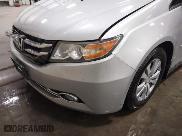 2015 Honda Odyssey EX-L with VIN 5FNRL5H66FB028822, listed as a IAAI auction lot 42067242 with 122,354 mi miles and . Bid and sale history available at carsss.com. Image 18.
