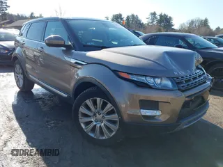 2015 Land Rover Range Rover Evoque Prestige with VIN SALVV2BG1FH001240, listed as a IAAI auction lot 41768760 with 98,711 mi miles and . Bid and sale history available at DreamBid. Image 1.