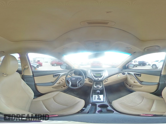 2012 Hyundai Elantra Limited with VIN KMHDH4AEXCU482156, listed as a Copart auction lot 59723474 with 118,550 mi miles and Salvage Title. Bid and sale history available at carsss.com. Image 12.