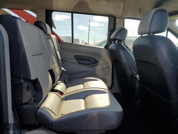2014 Ford Transit Connect XLT with VIN NM0GE9F76E1162884, listed as a Copart auction lot 76617014 with 166,091 mi miles and Salvage title. Bid and sale history available at DreamBid. Image 11.