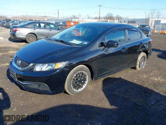 2015 Honda Civic Sedan LX with VIN 19XFB2F55FE295745, listed as a IAAI auction lot 41531838 with 92,655 mi miles. Bid and sale history available at carsss.com. Image 17.