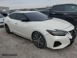 2022 Nissan Maxima SV with VIN 1N4AA6CV1NC504287, listed as a Copart auction lot 84907584 with 45,371 mi miles and Salvage Title. Bid and sale history available at carsss.com. Image 4.