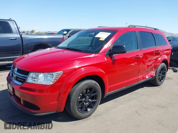 2016 Dodge Journey SE with VIN 3C4PDCAB9GT222554, listed as a IAAI auction lot 41997944 with 102,238 mi miles. Bid and sale history available at carsss.com. Image 17.