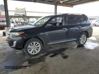 2013 Toyota Highlander Hybrid Limited with VIN JTEDC3EH5D2017343, listed as a Copart auction lot 50165085 with 56,337 mi miles and Salvage Title. Bid and sale history available at carsss.com. Image 1.