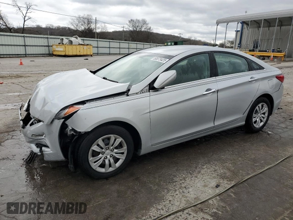 2011 Hyundai Sonata GLS with VIN 5NPEB4AC0BH127532, listed as a Copart auction lot 50073425 with 101,872 mi miles and Salvage Title. Bid and sale history available at carsss.com. Image 1.