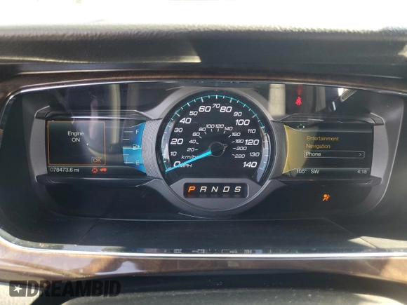 2018 Ford Taurus Limited с VIN 1FAHP2F83JG106285, выставлен на аукционе Copart как лот 63436935 с пробегом 78 473 миль миль и Списание • Salvage title. История ставок и продаж доступна на DreamBid. Изображение 9.