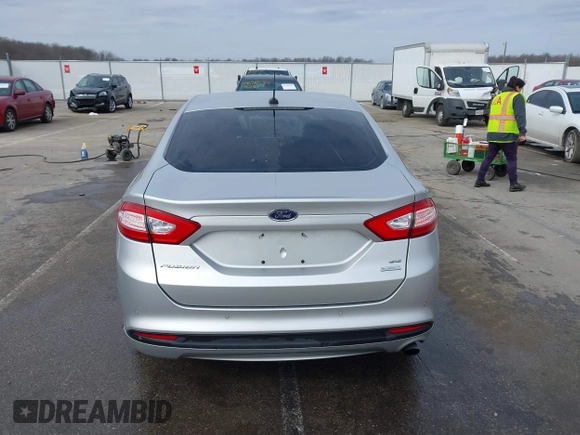 2014 Ford Fusion SE with VIN 3FA6P0HD4ER328113, listed as a IAAI auction lot 41702538 with 126,044 mi miles and . Bid and sale history available at DreamBid. Image 16.