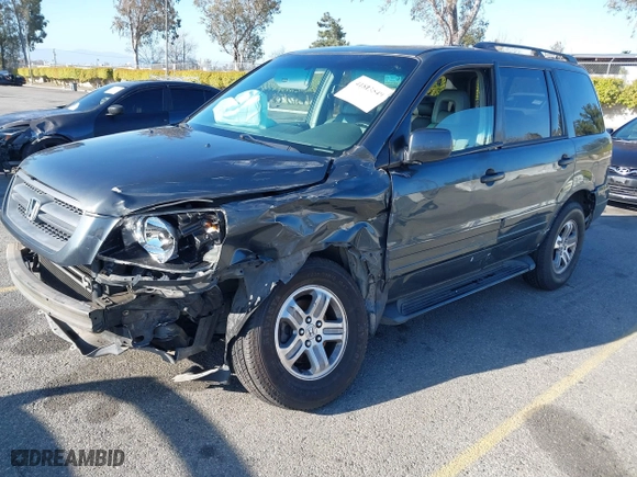 2003 Honda Pilot EX with VIN 2HKYF18633H599550, listed as a IAAI auction lot 41813549 with 242,103 mi miles. Bid and sale history available at carsss.com. Image 21.