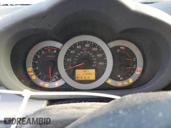 2011 Toyota RAV4 Limited with VIN 2T3DK4DV8BW060969, listed as a Copart auction lot 53690085 with 176,887 mi miles and Salvage title. Bid and sale history available at DreamBid. Image 9.