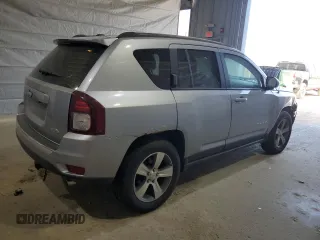 2017 Jeep Compass Latitude with VIN 1C4NJDEB4HD128749, listed as a Copart auction lot 53892245 with 123,549 mi miles and Salvage title. Bid and sale history available at DreamBid. Image 3.