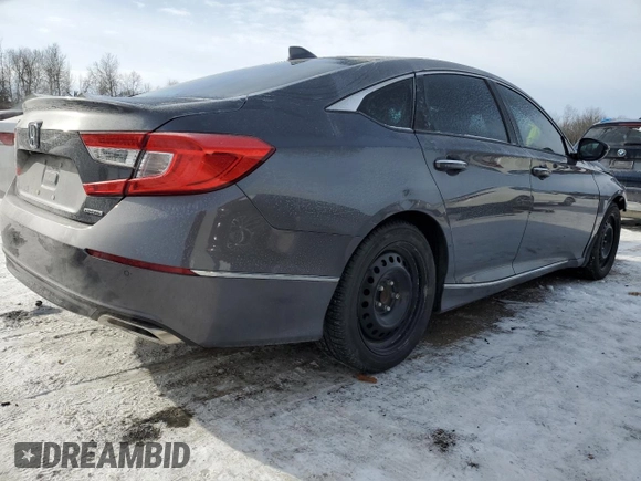 2019 Honda Accord Touring with VIN 1HGCV1F93KA804785, listed as a Copart auction lot 89087255 with 66,681 mi miles and Salvage title. Bid and sale history available at DreamBid. Image 3.