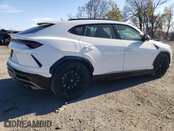 2021 Lamborghini Urus z VIN ZPBUA1ZL8MLA11388, wystawiony jako Copart lot #81306374 z przebiegiem 30 219 mil mil oraz Szkody całkowita. Historia ofert i sprzedaży dostępna na DreamBid. Obrazek 3.
