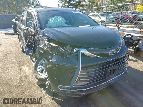 2023 Toyota Sienna Platinum with VIN 5TDESKFC6PS084698, listed as a Copart auction lot 80532734 with 16,884 mi miles and Salvage Title. Bid and sale history available at DreamBid. Image 11.