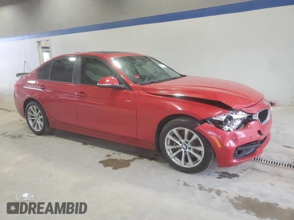 2017 BMW 3 Series 320i xDrive with VIN WBA8E5G37HNU43078, listed as a Copart auction lot 57571625 with 126,559 mi miles and Salvage title. Bid and sale history available at DreamBid. Image 4.