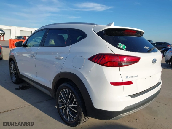 2020 Hyundai Tucson Sport with VIN KM8J33AL8LU251329, listed as a IAAI auction lot 41254246 with 61,626 mi miles. Bid and sale history available at carsss.com. Image 3.