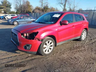 2015 Mitsubishi Outlander Sport 2.4 ES with VIN 4A4AR3AWXFE030738, listed as a IAAI auction lot 41526310 with 90,182 mi miles. Bid and sale history available at carsss.com. Image 17.