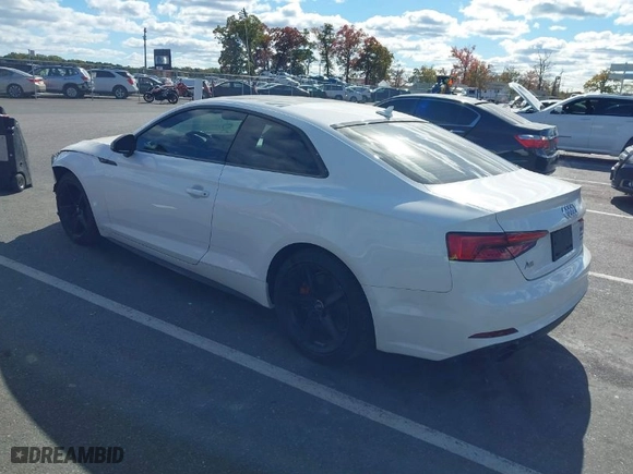 2018 Audi A5 Coupe Premium with VIN WAUSNAF59JA000526, listed as a IAAI auction lot 40595542 with 78,007 mi miles. Bid and sale history available at carsss.com. Image 3.