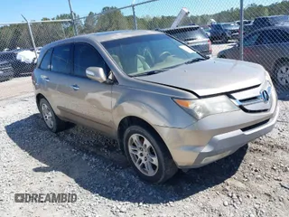 2007 Acura MDX with VIN 2HNYD28207H503276, listed as a IAAI auction lot 41877573 with 258,178 mi miles. Bid and sale history available at carsss.com. Image 1.