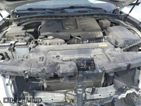 2012 Infiniti QX56 7-passenger with VIN JN8AZ2NE4C9017396, listed as a Copart auction lot 75180134 with 152,957 mi miles and Salvage Title. Bid and sale history available at carsss.com. Image 12.