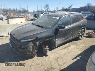 2016 Jeep Cherokee 75th Anniversary with VIN 1C4PJLCB8GW290800, listed as a Copart auction lot 47258265 with 138,571 mi miles and Salvage Title. Bid and sale history available at carsss.com. Image 1.