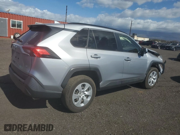 2021 Toyota RAV4 LE with VIN JTMK1RFVXMD075722, listed as a Copart auction lot 72290214 with 0 mi miles and Salvage Title. Bid and sale history available at carsss.com. Image 3.