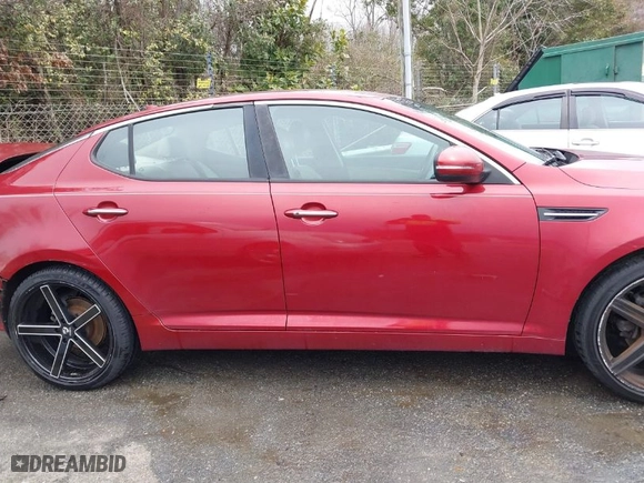 2013 Kia Optima EX with VIN 5XXGN4A76DG237177, listed as a IAAI auction lot 41744981 with 128,605 mi miles. Bid and sale history available at carsss.com. Image 13.