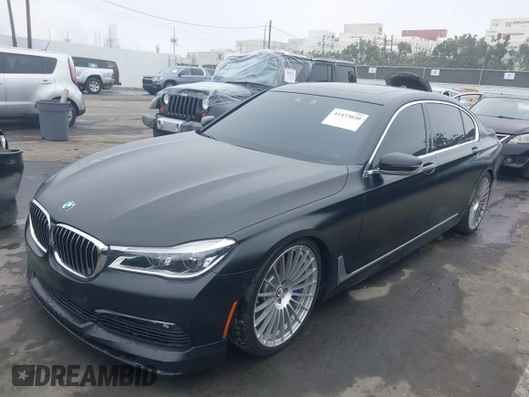 2018 BMW 7 Series ALPINA B7 xDrive with VIN WBA7F2C5XJG856217, listed as a IAAI auction lot 41473030 with 49,298 mi miles. Bid and sale history available at carsss.com. Image 17.