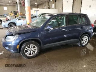 2013 Volkswagen Tiguan SE with VIN WVGBV7AX4DW518545, listed as a Copart auction lot 64585175 with 104,030 mi miles and Salvage title. Bid and sale history available at DreamBid. Image 1.