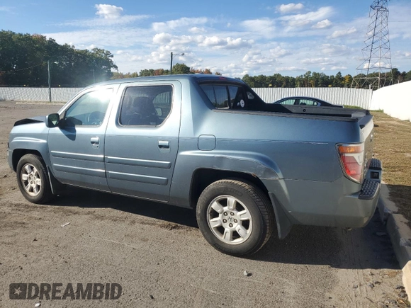 2007 Honda Ridgeline RTL w/Leather with VIN 2HJYK16587H522060, listed as a Copart auction lot 75454964 with 185,332 mi miles and Clean Title. Bid and sale history available at carsss.com. Image 2.