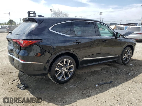 2024 Acura MDX Technology with VIN 5J8YD9H49RL002877, listed as a Copart auction lot 53108385 with 9,171 mi miles and Salvage title. Bid and sale history available at DreamBid. Image 3.