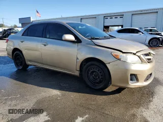 2011 Toyota Corolla L with VIN JTDBU4EE7B9135662, listed as a Copart auction lot 48687015 with 206,102 mi miles and Salvage Title. Bid and sale history available at carsss.com. Image 4.
