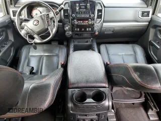 2020 Nissan Titan SL с VIN 1N6AA1ED2LN505013, выставлен на аукционе Copart как лот 56933185 с пробегом 91 342 миль миль и Списание • Salvage title. История ставок и продаж доступна на DreamBid. Изображение 8.