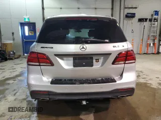 2018 Mercedes-Benz GLE 43 AMG with VIN 4JGDA6EB8JB107469, listed as a Copart auction lot 42088005 with 107,640 mi miles and Salvage Title. Bid and sale history available at DreamBid. Image 6.