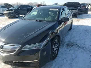 2015 Acura TLX Tech with VIN 19UUB1F53FA008635, listed as a Copart auction lot 88539335 with 187,920 mi miles and Salvage Title. Bid and sale history available at carsss.com. Image 10.