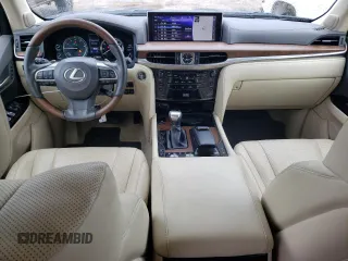 2020 Lexus LX with VIN JTJDY7AX2L4317495, listed as a Copart auction lot 70972864 with 47,283 mi miles and Salvage Title. Bid and sale history available at carsss.com. Image 8.