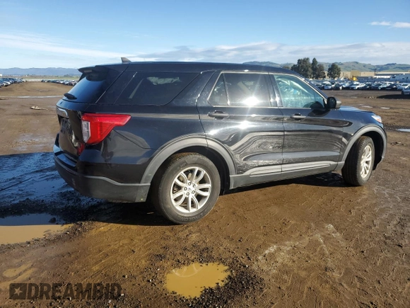 2021 Ford Explorer with VIN 1FMSK7BH2MGA22492, listed as a Copart auction lot 44423345 with 83,402 mi miles and Salvage Title. Bid and sale history available at carsss.com. Image 3.