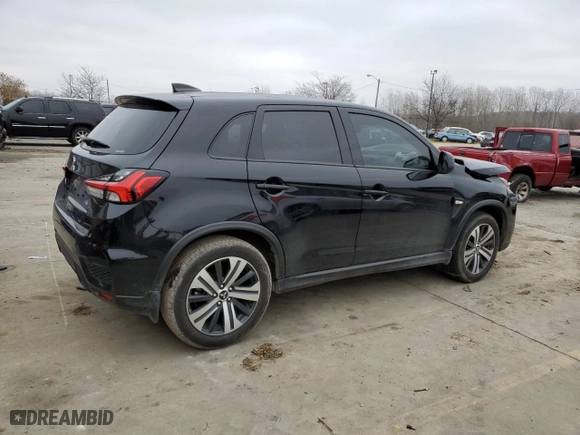 2023 Mitsubishi Outlander Sport ES with VIN JA4ARUAU4PU012426, listed as a Copart auction lot 86064154 with 26,580 mi miles and Salvage Title. Bid and sale history available at carsss.com. Image 3.