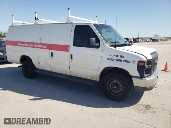 2008 Ford Econoline Cargo Commercial with VIN 1FTSS34L68DB32404, listed as a Copart auction lot 72162824 with 264,208 mi miles and Clean title. Bid and sale history available at DreamBid. Image 4.
