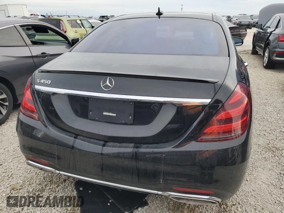 2020 Mercedes-Benz S-Class S 450 with VIN WDDUG6GB1LA506366, listed as a Copart auction lot 77251484 with 0 mi miles and Non Repairable. Bid and sale history available at carsss.com. Image 6.