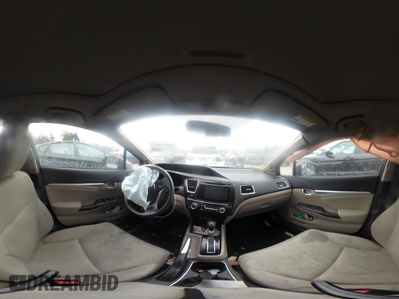 2015 Honda Civic EX with VIN 2HGFB2F85FH503798, listed as a IAAI auction lot 42019022 with 151,109 mi miles and . Bid and sale history available at carsss.com. Image 18.