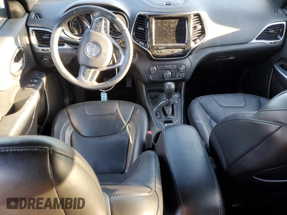 2019 Jeep Cherokee Limited with VIN 1C4PJLDN7KD366004, listed as a Copart auction lot 47756685 with 64,782 mi miles and Salvage Title. Bid and sale history available at DreamBid. Image 8.