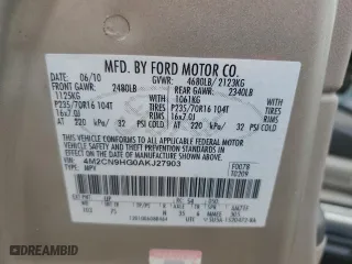 2010 Mercury Mariner Premier with VIN 4M2CN9HG0AKJ27903, listed as a Copart auction lot 72414464 with 146,510 mi miles and Salvage Title. Bid and sale history available at carsss.com. Image 15.
