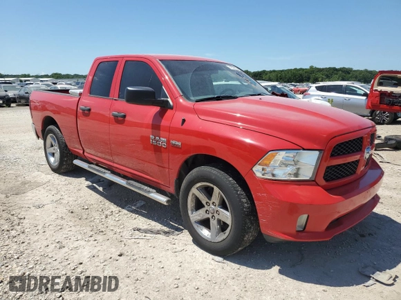 2014 Ram 1500 Express with VIN 1C6RR6FT2ES413400, listed as a Copart auction lot 64203755 with 173,602 mi miles and Salvage title. Bid and sale history available at DreamBid. Image 4.