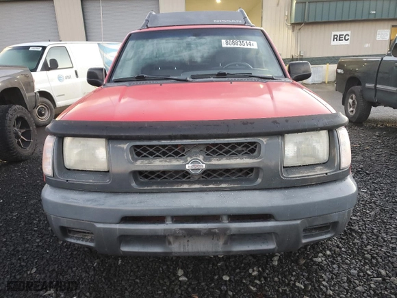 2000 Nissan Xterra XE with VIN 5N1ED28Y4YC549707, listed as a Copart auction lot 80883514 with 187,993 mi miles and Salvage Title. Bid and sale history available at carsss.com. Image 5.