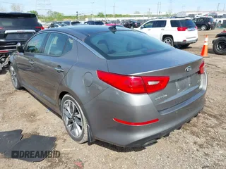 2014 Kia Optima SXL Turbo with VIN 5XXGR4A62EG323308, listed as a IAAI auction lot 42069853 with 118,168 mi miles and . Bid and sale history available at DreamBid. Image 3.