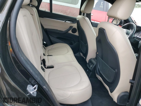 2017 BMW X1 xDrive28i with VIN WBXHT3C37H5F87237, listed as a Copart auction lot 46151025 with 34,297 mi miles and Salvage Title. Bid and sale history available at carsss.com. Image 11.