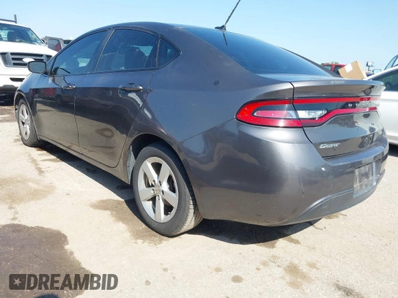 2015 Dodge Dart SXT with VIN 1C3CDFBB0FD222532, listed as a IAAI auction lot 41998940 with 195,238 mi miles. Bid and sale history available at carsss.com. Image 3.