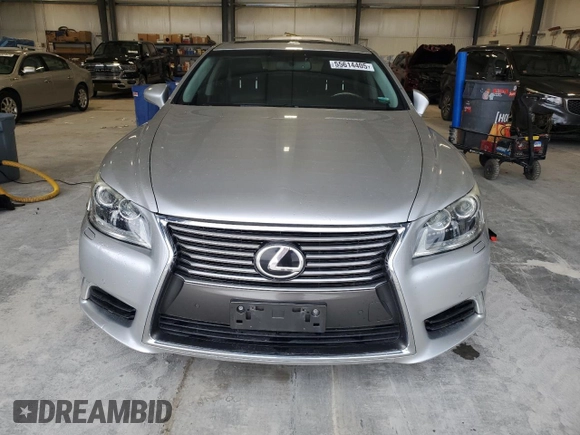 2013 Lexus LS 460 with VIN JTHCL5EF0D5018682, listed as a Copart auction lot 55614405 with 138,319 mi miles and Salvage title. Bid and sale history available at DreamBid. Image 5.